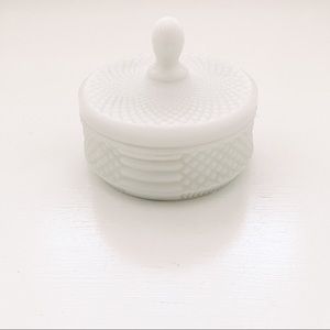 Vintage Milk Glass Candy Dish